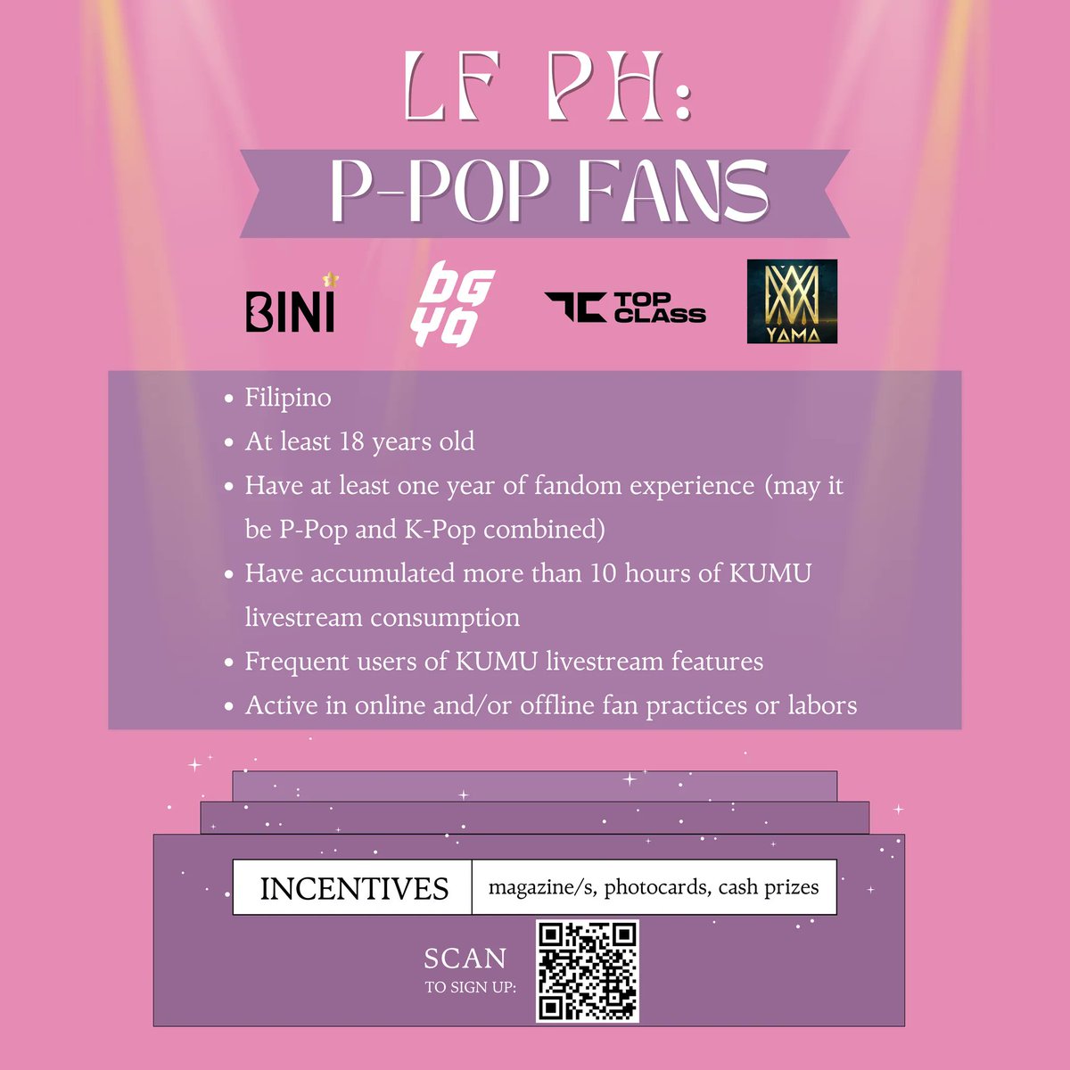 ash_ppokemon's tweet photo. Mabuhay, P-Pop chingus! Kayo na ang hinahanap namin. 🥳

We're 4th year Communication and Media Studies students from UP Visayas, doing a study entitled: The “modern idol image” from the lens of the P-Pop fandom. 

🛑 SIGN UP HERE 
https://t.co/XAIVbcM083
#BGYO #BINI #YAMA https://t.co/7z1GTBUuK3