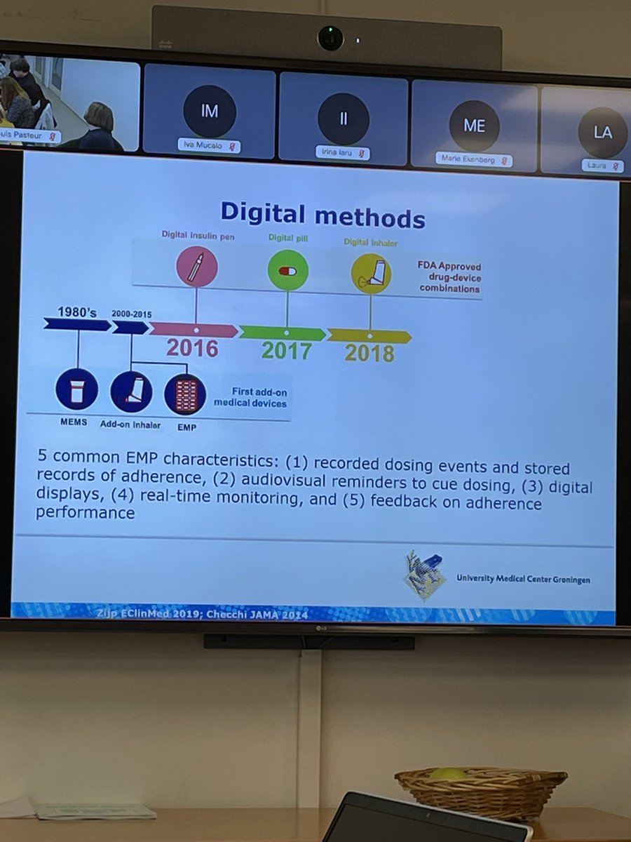 enableadherence's tweet image. Job van Boven is talking about digital methods to measure adherence. We are in Luxembourg Institute of Health. @a__dima @CatherineGoetz1 @PilarBF2 @BernardVrijens @GHafez2 @PKardas @enableadherence