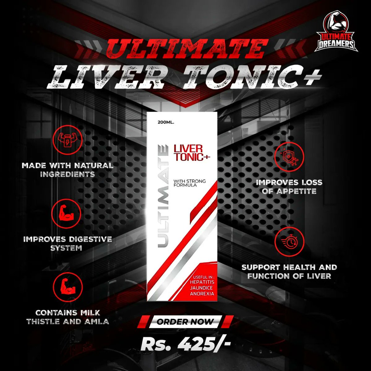 ultimatedreamrs's tweet photo. Healthy liver, happy life! 😊 Ultimate Liver Tonic+ is the perfect way to support your liver and keep it functioning at its best. Made with natural ingredients, this formula is the ultimate liver tonic. #liverwellness #naturalhealth #ultimatedreamers #liverdetox #naturalremedies https://t.co/AQv1ckvaka