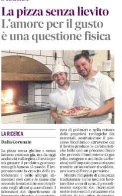 𝗣𝗶𝘇𝘇𝗮 𝘀𝗲𝗻𝘇𝗮 𝗹𝗶𝗲𝘃𝗶𝘁𝗼? Si può fare! 🗞️Oggi su #ilmattino
Il Dipartimento di Ingegneria Chimica spiega come. 

La scoperta si deve al team dei laboratori federicinani guidati da Ernesto Di Maio. #ricerca #unina