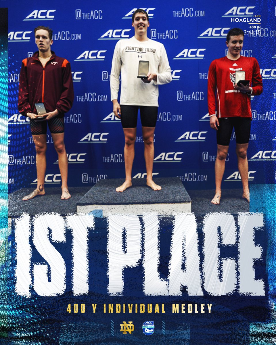 NDSwimDive's tweet photo. Bringing some hardware back to South Bend 🥇

#GoIrish https://t.co/c9HLMx0kqy