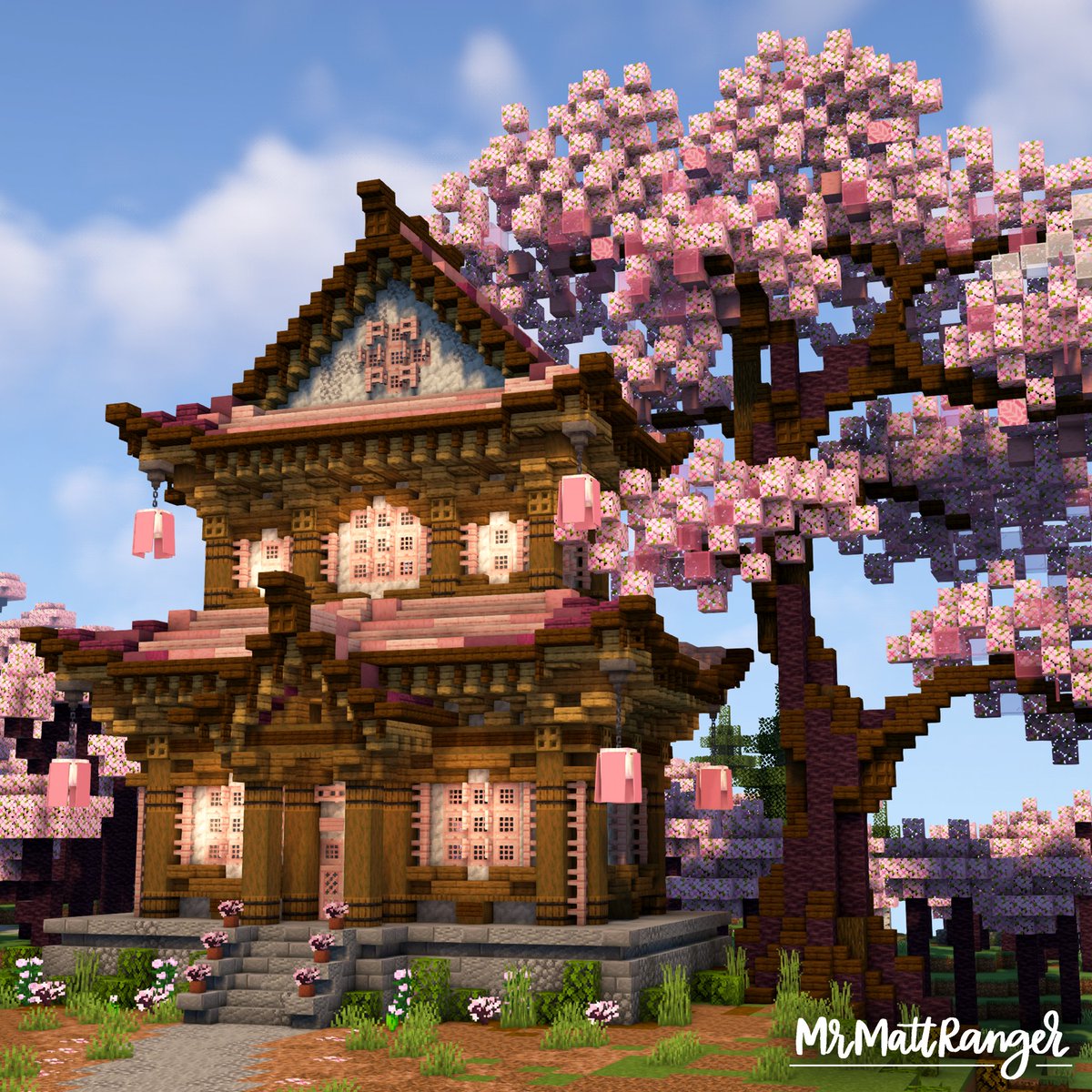 Cherry Blossom Temple Build
---------------------------------
I had fun building with the new blocks

#minecraft #minecraftbuilding