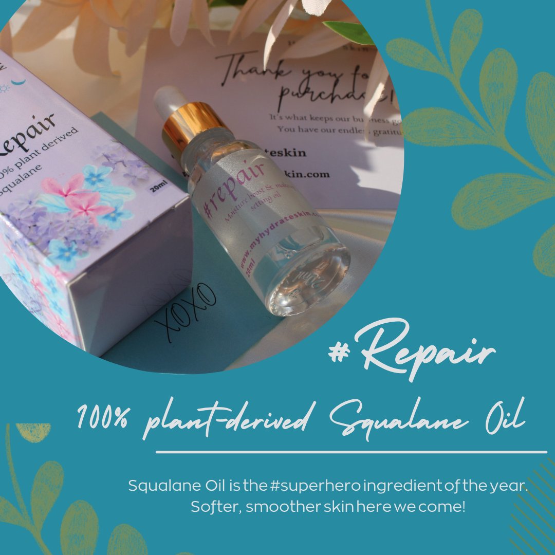 Dry, rough skin stands no chance against our #Repair serum