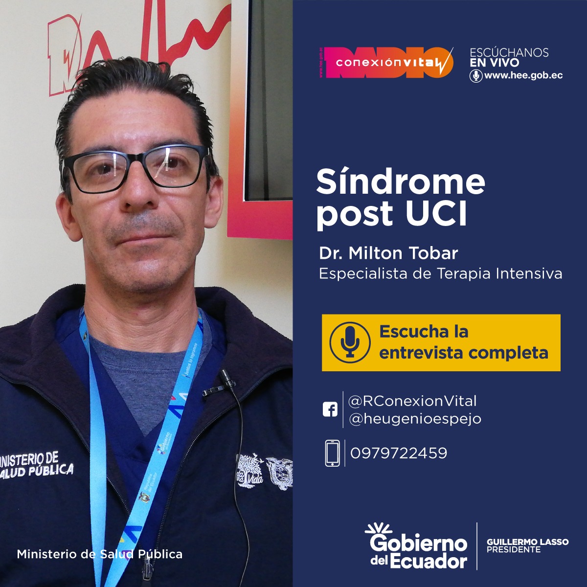 📲 #CitaMédica |  Dialogamos sobre #síndromepostuci
Accede a la entrevista:  
🔵 fb.watch/iJcIV7R2x7/
🔴 youtu.be/icTK011352Y
🟢 n9.cl/dhti6
🟣 biolink.info/sindromepostuci
Síguenos en tiktok.com/@radioconexion…