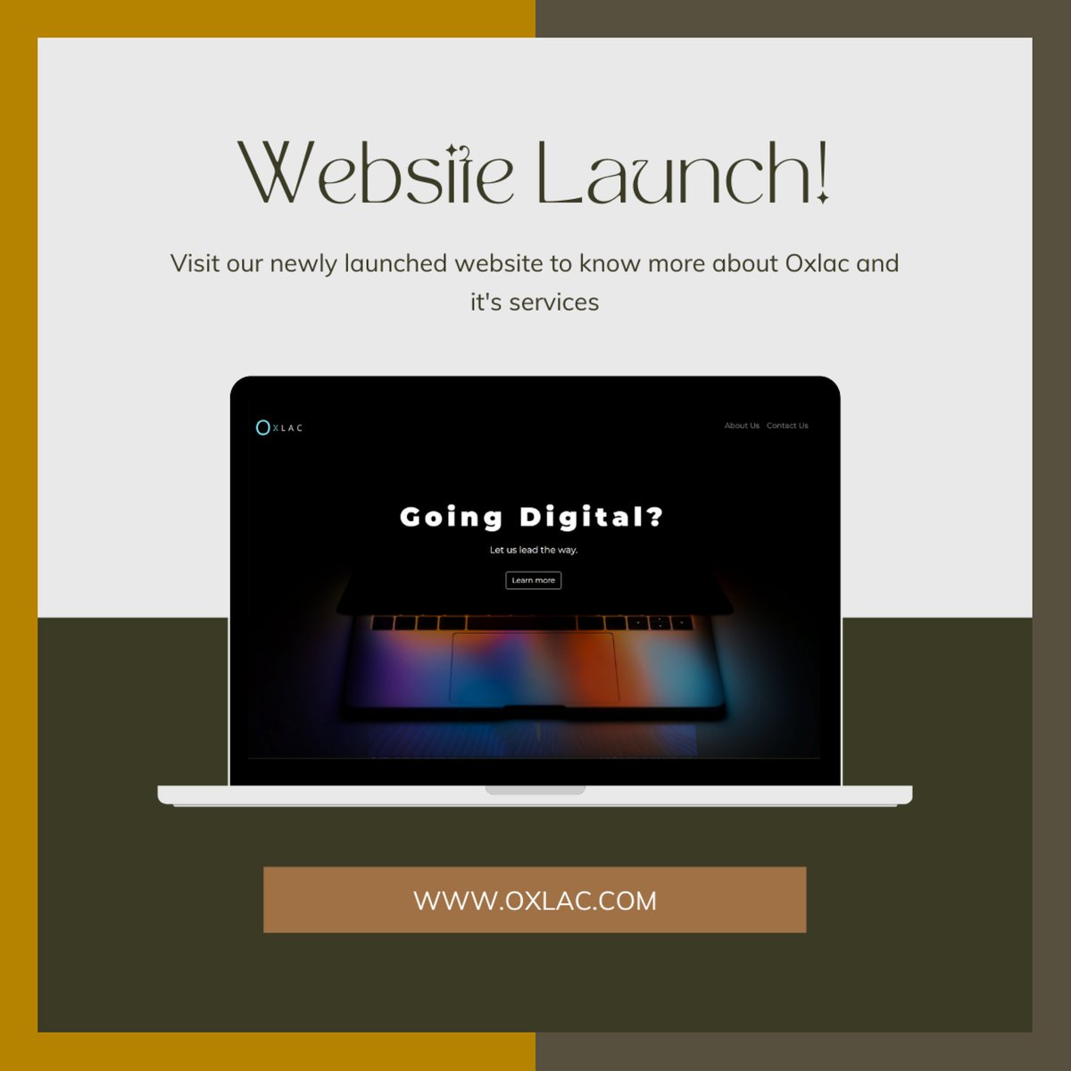 Oxlac_'s tweet photo. Good news! Our website is now up and running. Visit us at https://t.co/8vs6iF3XZR and discover what we have to offer!! ✨ https://t.co/FDqDNAJ9GG