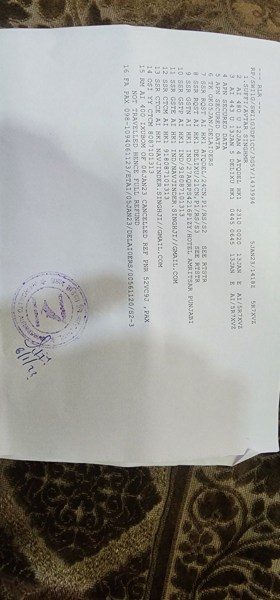 thisisnavisingh's tweet photo. @makemytrip @makemytripcare @airindiain I had raised the cancel request on 6jan23 today is almost 1ndhalf month. No option to contact makemytrip support via cal or mail only chat via your pathetic interface app. I tried calling Air India they didn't receive refund request. Cheat! https://t.co/iZgLJr3K7l