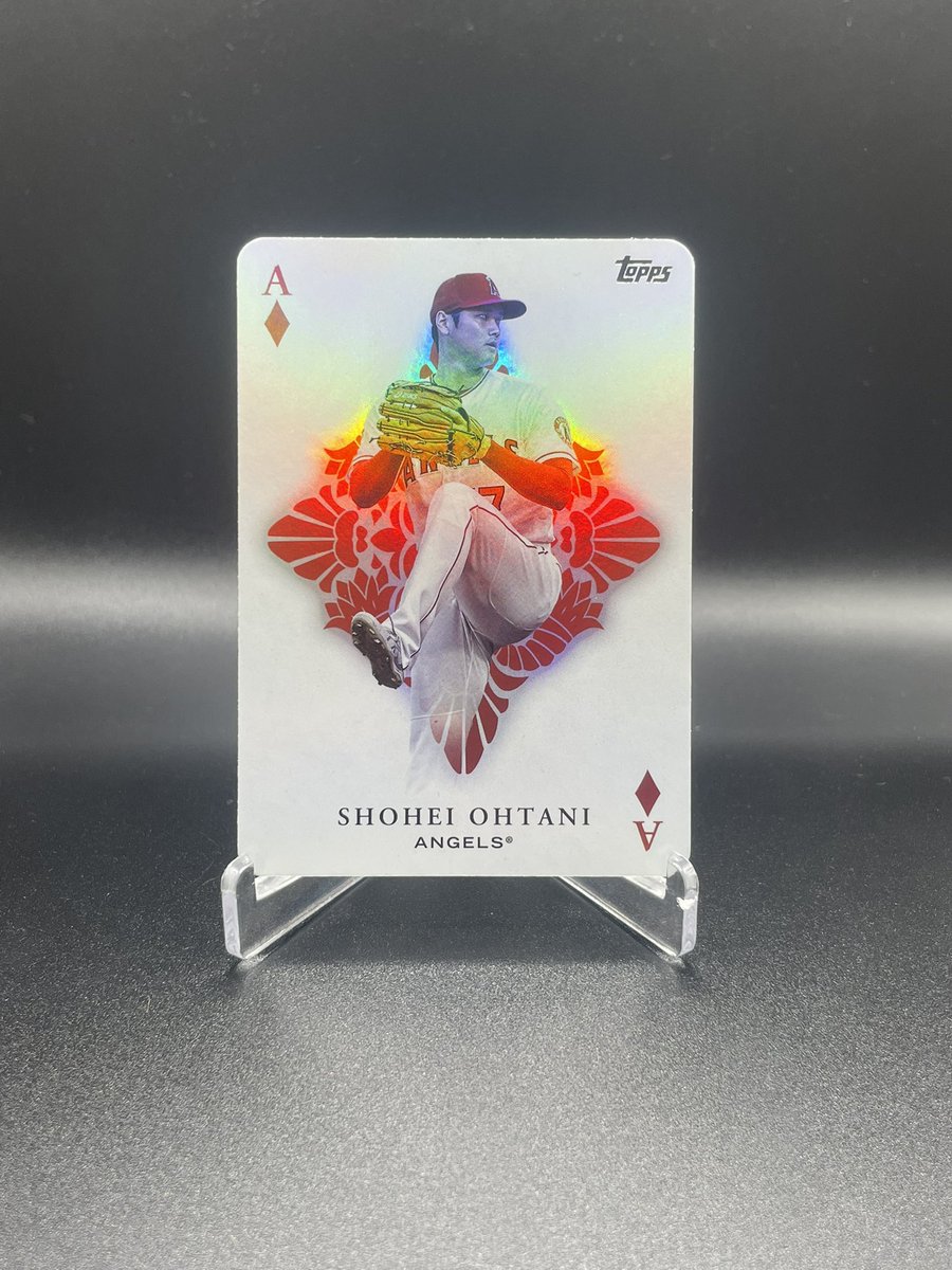 SteamerDC's tweet photo. $15 

Ohtani All Aces. Topps hit a HR with this subset. 

@sports_sell @CardboardEchoes https://t.co/J0Ggu6gOJ1