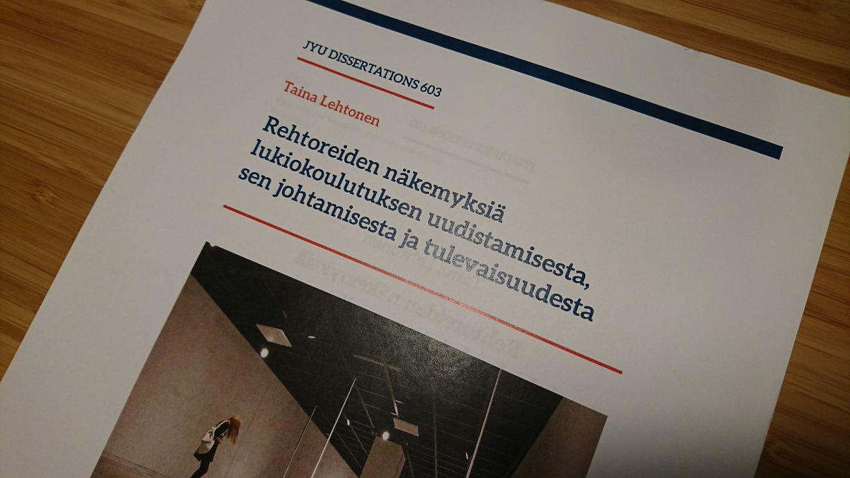 KyostiVarri's tweet photo. Yksi @tainale'htosen #väitöskirja'n päätuloksista on, että lukiokoulutuksen uudistaminen on kompleksinen ilmiö. Kontingenssiteoria auttaakin ymmärtämään paikallisen toimintaympäristön merkitystä. #lukio @unichydenius @najatouakrim @ProfHeidi https://t.co/LzqMeMDHia https://t.co/P4QruCdyDE