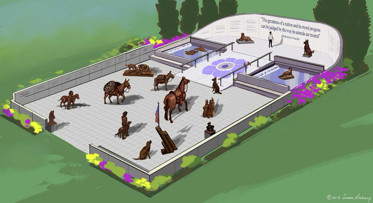 NsamProject's tweet image. Have you checked out our Educational Program lately? We&apos;re adding more information, things to do, &amp;amp; for all age groups. You&apos;re never too young or too old to learn how service animals have served us, protected us, &amp;amp; continue to do so. Check it out at: nationalserviceanimalsmonument.org/nsam-education…