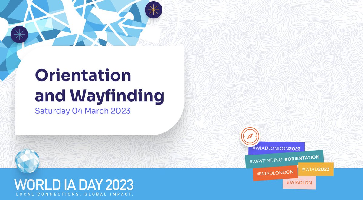 #WorldIADay tickets are live!

Join...
— <a href="/JohnnnDi/">John Dickens</a> (<a href="/PlayStationEU/">PlayStation Europe</a>)
— <a href="/TomHewitson/">Tom Hewitson has jumped ship</a> (<a href="/labworksio/">labworks.io</a>)
— <a href="/EmmaDyerPM/">Emma Dyer</a> (<a href="/AlzheimersSoc/">Alzheimer's Society</a>)
— <a href="/UpmaSingh/">Upma Singh</a> (<a href="/EPAMSystems/">EPAM Systems</a>) 

...for an event about #Wayfinding #Orientation in digital spaces

📅 Saturday 4th March, Remote
🎟️ ti.to/worldiaday/wia…