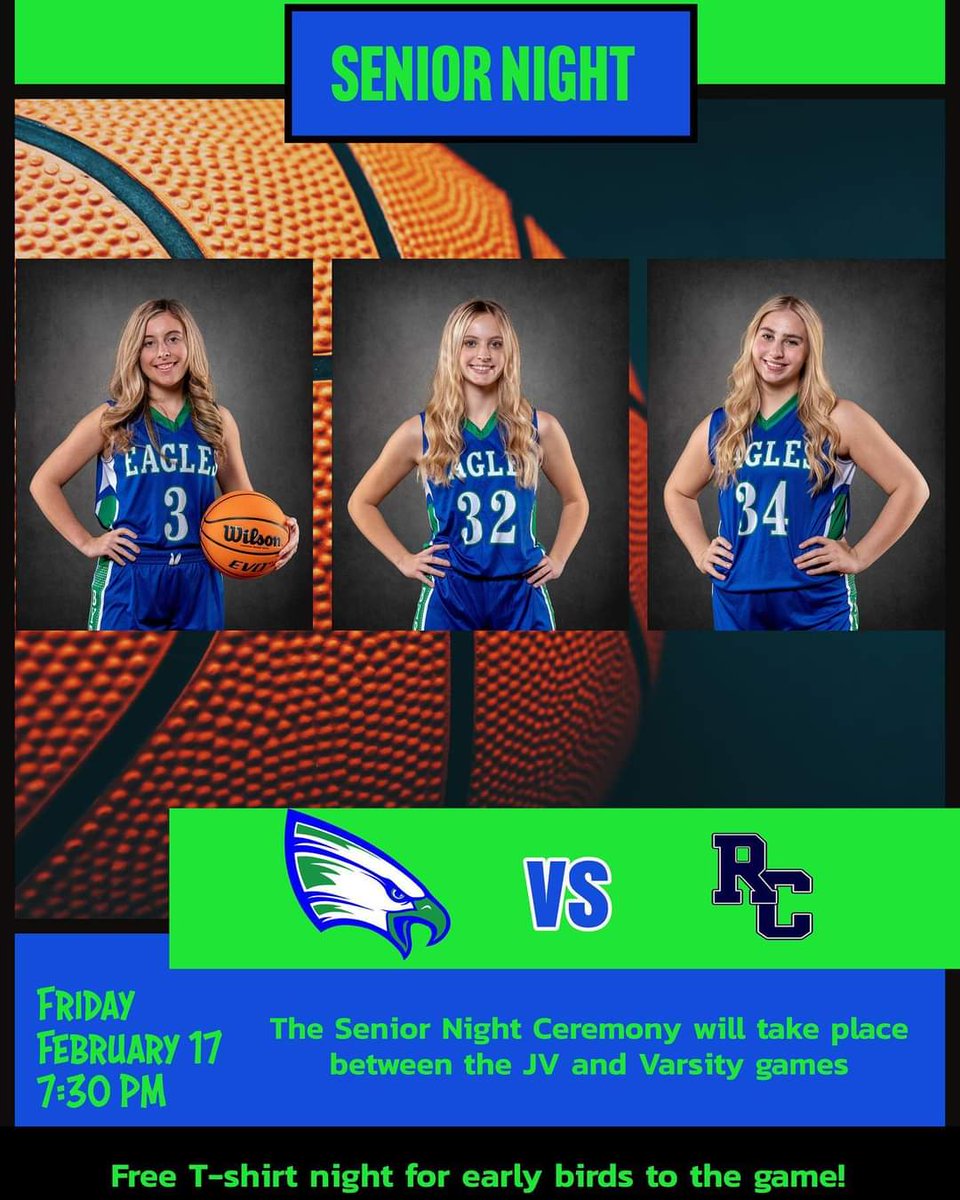 Senior Night as RCB hosts Ritchie County!  JV at 5:45 and Varsity at 7:30.  The seniors will be recognized between games. <a href="/TheByrdCage1/">The Byrd Cage 🦅</a> <a href="/JadenSturm32/">JADEN STURM</a> <a href="/childers_avery/">Avery Childers</a> <a href="/CarleighCurotz/">carleigh curotz</a> <a href="/martinahowe_/">martina</a> <a href="/hollyhun22/">holly</a> <a href="/michaelminnich/">Michael Minnich</a> <a href="/12SportsZone/">WBOY 12 SportsZone</a> <a href="/WDTVSports/">WDTV 5 Sports</a> @PGH_WVirginia