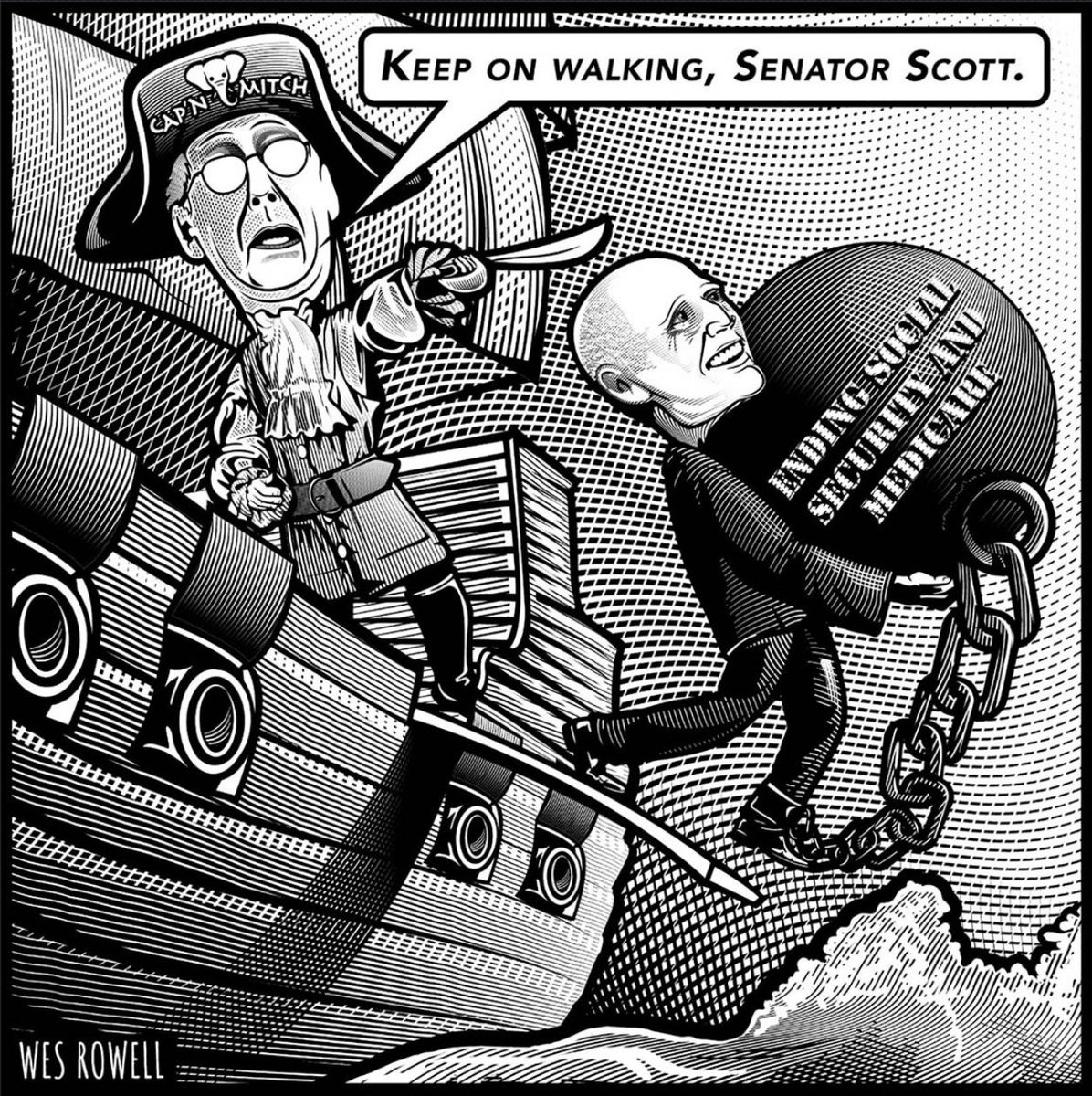 chunterkap's tweet photo. You can disagree with @LeaderMcConnell across the board on politics and policy and still begrudgingly admire how he runs his caucus.
@SenRickScott is a #moroon (half moron-half baffoon) who forgot the adage- When you swing at the king, best not to miss.
#GameOfClowns https://t.co/OmnA8StiJm