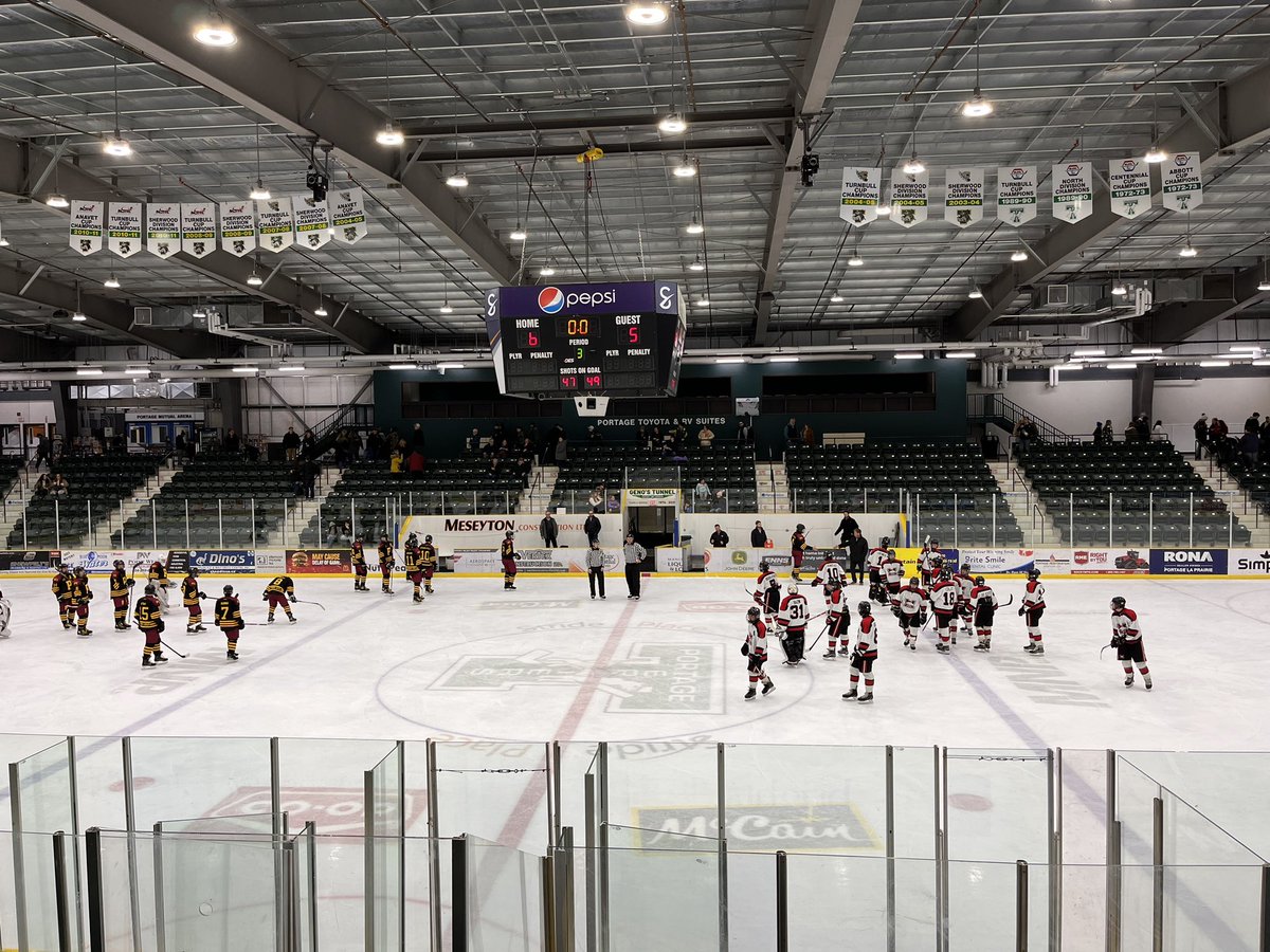 Mustangs lose a close one to PCI. Goals from Rondeau, Pouteau, Lesage, J. Collet and Ricard.
Game 2 Sunday Feb 19th 2 pm in Notre Dame