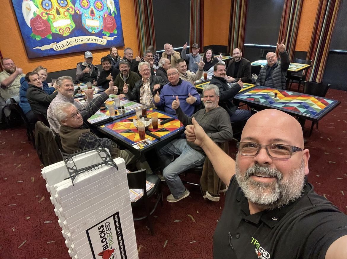 FoxBlocksICF's tweet image. Fox Blocks Team Member @Alfonso_Nieves met with the AIA Chapters of Abilene and Amarillo, TX this week - teaching about the advantages of designing with #InsulatedConcreteForms 🦊👏🏼💯