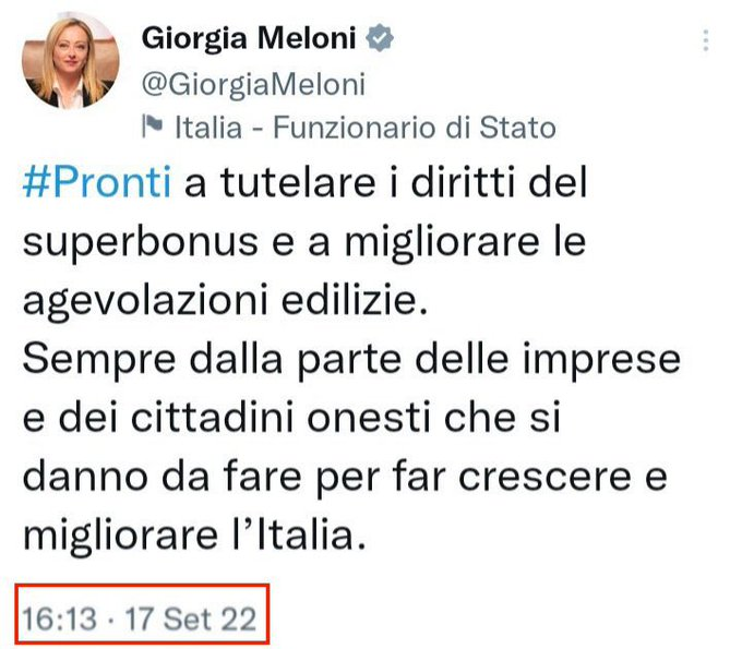 Moonlightshad1's tweet photo. #meloni brava e capace, certo, nel non saper mantenere la parola data è una vera campionessa.
#17febbraio https://t.co/4l9rIYNS29
