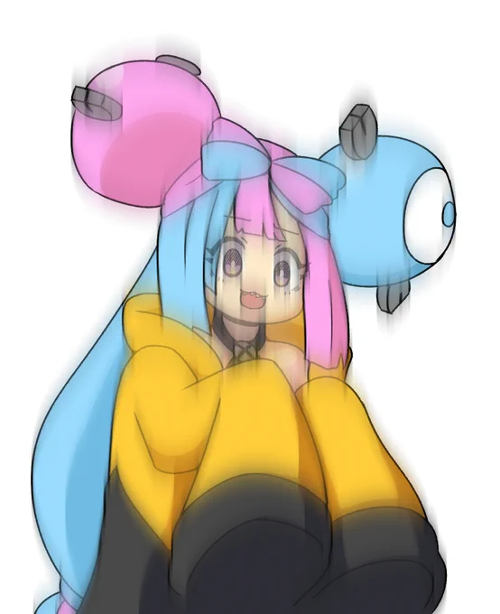 超振動するナンジャモと被害を受けるカエデさん #ポケットモンスターSV #カエデ(トレーナー) #ナンジャモ(トレーナー) #おっぱい 