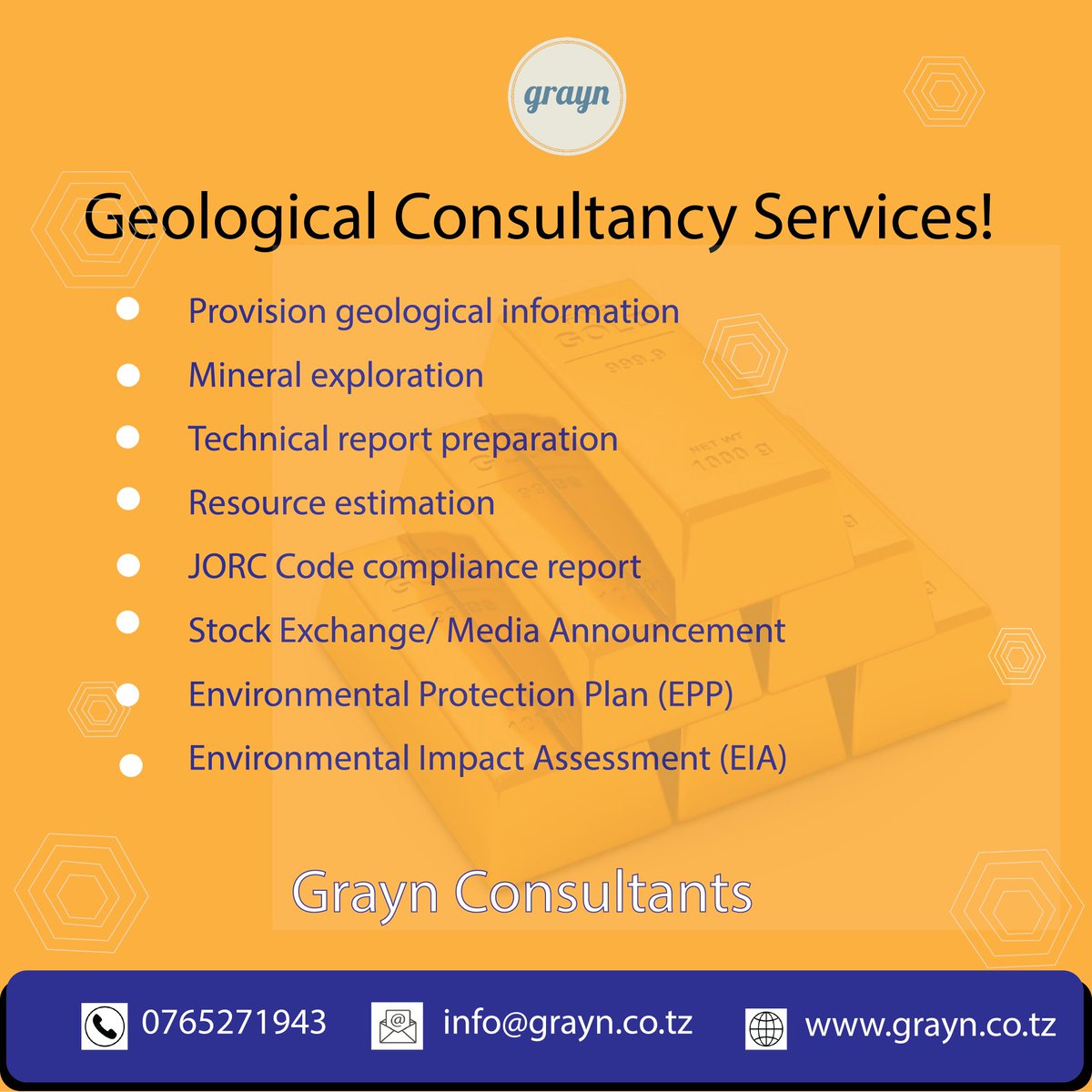 Grayn_Consults's tweet photo. Grayn tunaendela kutoa huduma za jiolojia na mazingira kwa wawekezaji wa Tanzania, America , Canada na Australia. Wakati Simba anamnyemelea Raja Ca. weekend hii, tunakukaribisha upate huduma bora kutoka kwetu. Tembelea https://t.co/69wL9EgVfy kwa maelezo zaidi. https://t.co/5g2qWipsjB