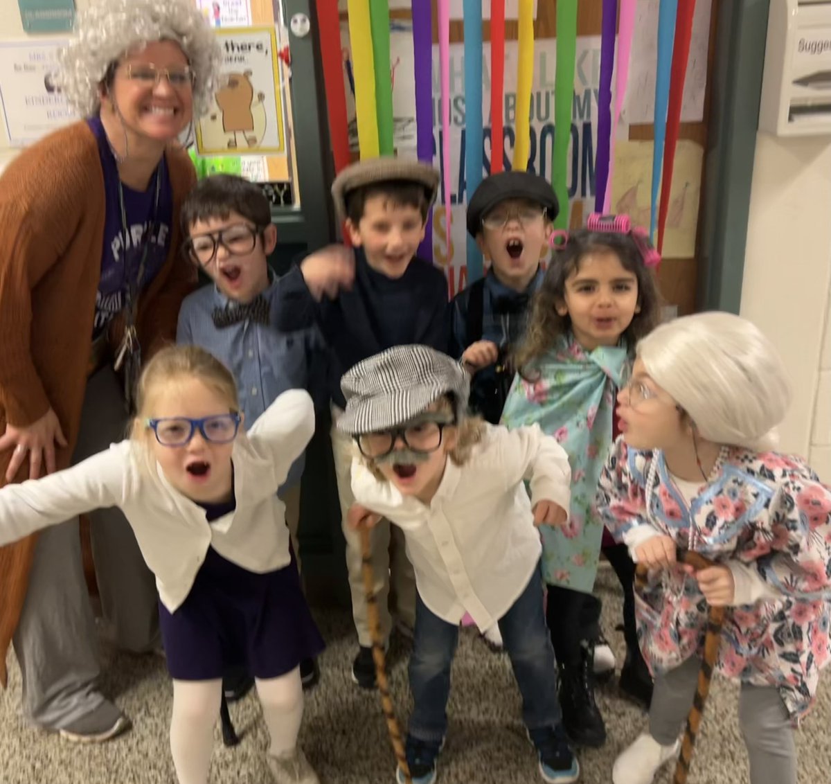 Happy 100th day! We may or may not be yelling “get off our lawn!” <a href="/LovettsvilleES/">Lovettsville ES</a>