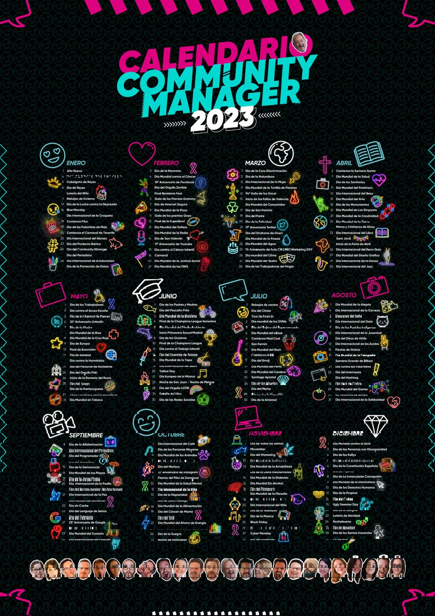 💥 Pedazo calendario 🗓️ se han currado 🔝 este año en <a href="/aulacm/">Aula CM - Escuela de Comunicación y Marketing</a> de la mano de <a href="/ernestogbusta/">Ernesto G </a>
¡Gracias 😉 por compartirlo!
👇👇👇