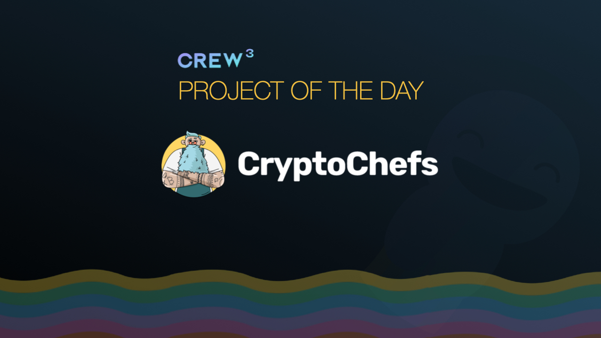 🧑‍🍳Fresh Crypto Recipes for everyone! 

💫Our Project Of The Day, <a href="/cryptochefs_io/">CryptoChefs</a> enables seasoned traders &amp; experts to share their crypto recipes with the world and win tokens by doing so.

Check out their <a href="/crew3xyz/">Kasih Sayang</a> questboard here: bit.ly/3k4bCoK