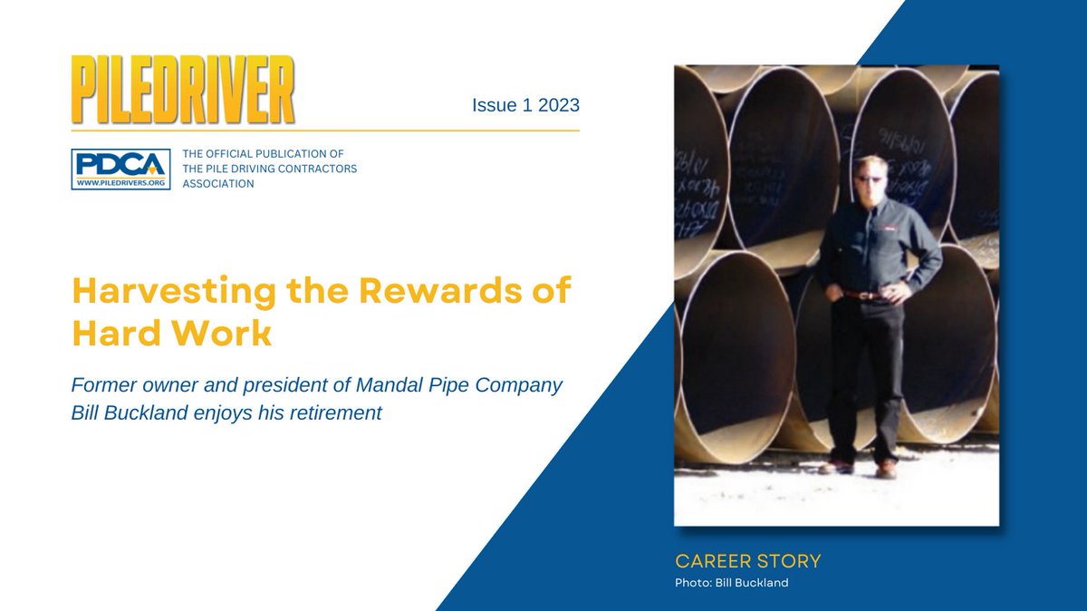 Pile Driving Contractors Association tweet media