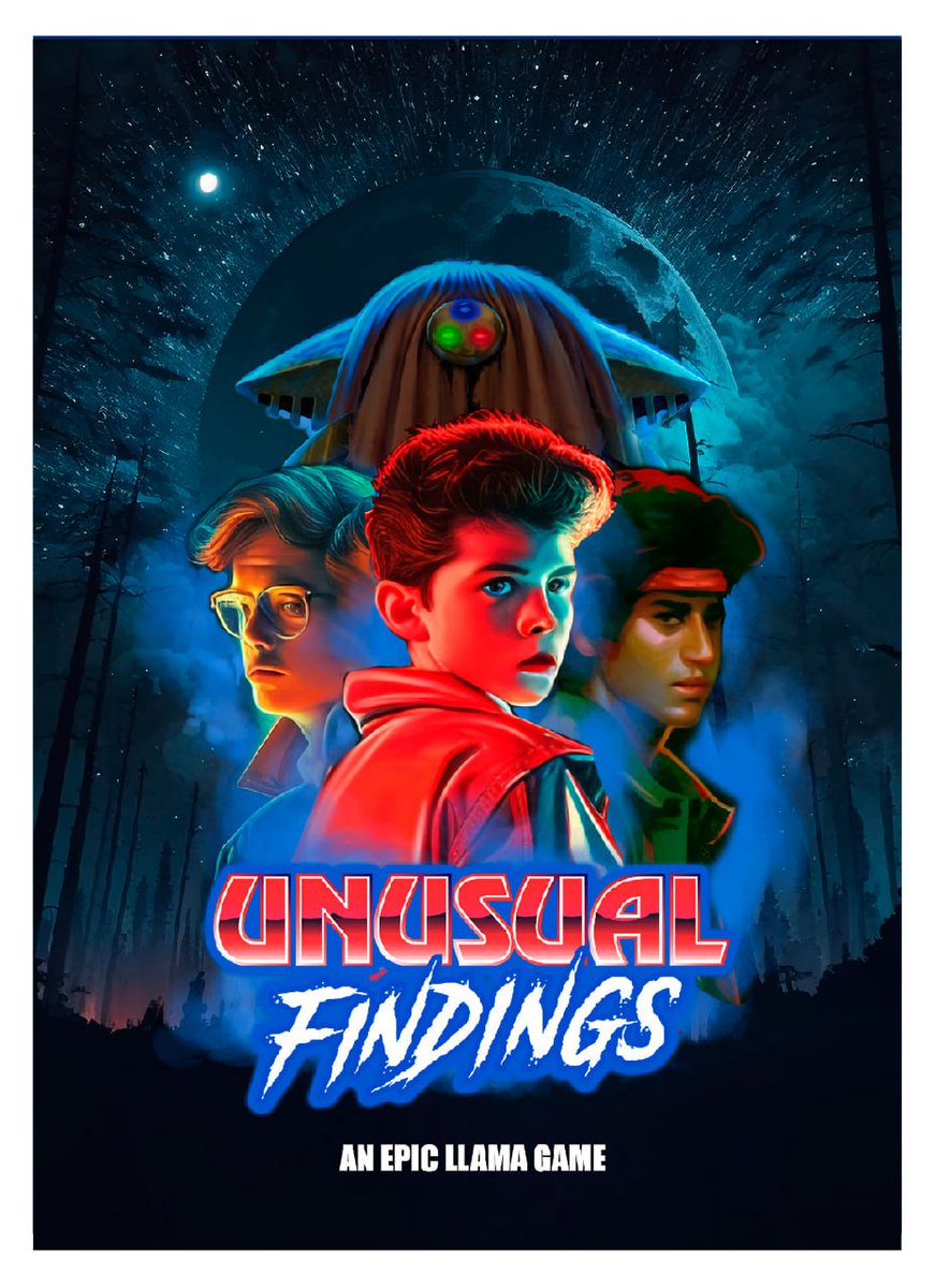 We just made a new Unusual Findings Poster! 😃 
If you don't know the game... The premise is.. Three Friends a Little Town, the 80's and Killer Aliens From Outer Space. 
store.steampowered.com/app/1605320/Un…