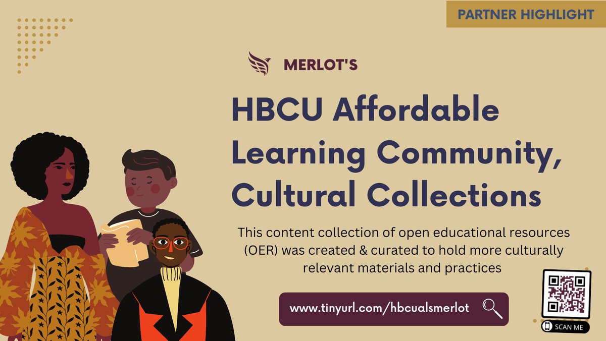 RIOSCommunity's tweet photo. Our partners are vital in our mission to make STEM education more inclusive &amp; accessible.

MERLOT's (@MERLOTorg), HBCU Cultural Collection has a wide range of open educational resources, from Africana &amp; Black Studies programs, to broader topics like STEM. #OpenMatters #OpenED https://t.co/WYpw88ysTv