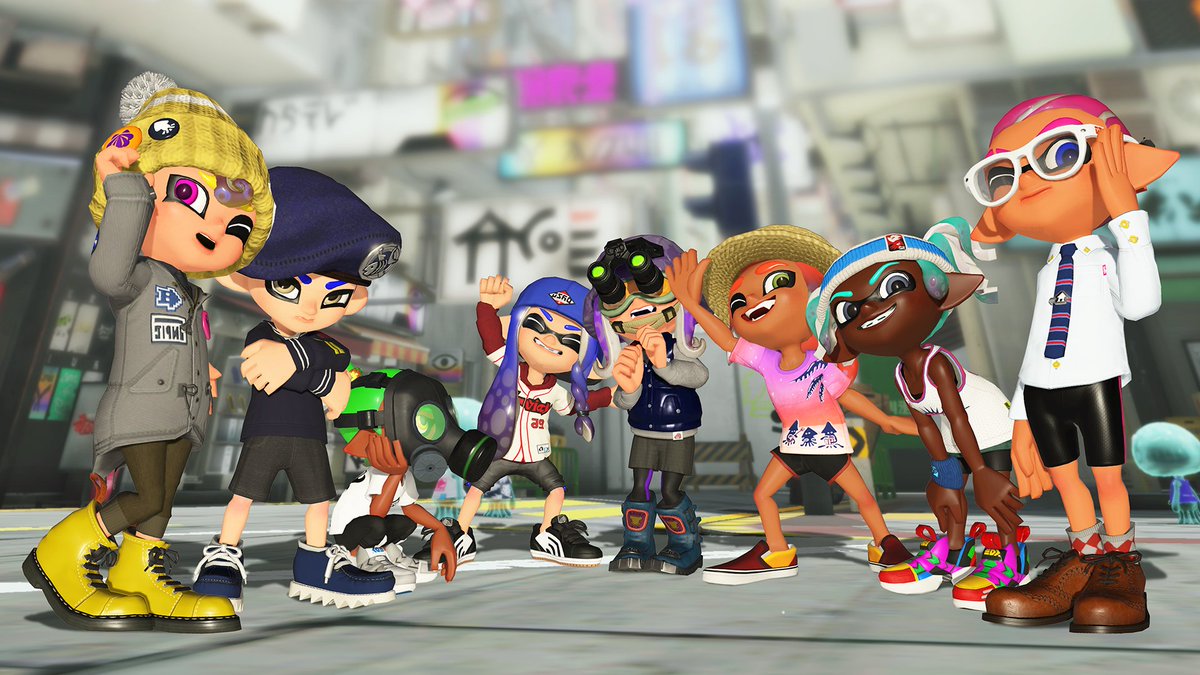NintendoEurope's tweet photo. #Splatoon3 Fresh Season 2023 brings with it a fresh new catalog, gear, weapons and more! https://t.co/0h8yeb42qh