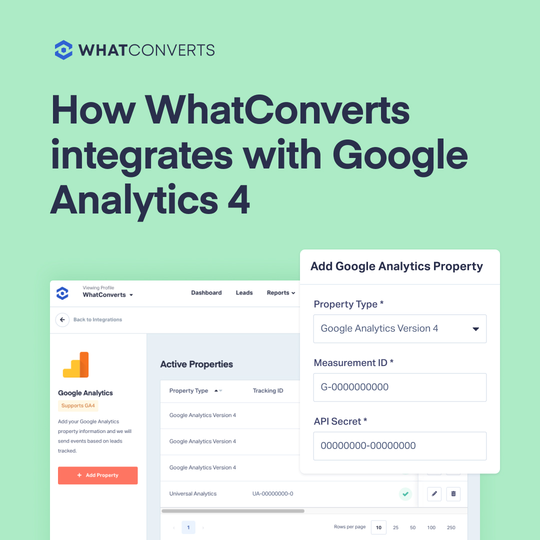 whatconverts's tweet image. We thought it would be helpful to show you how to set up your call tracking in GA4.🌐

For more help on how to set this up, click the link below for more detail👇
ow.ly/APNy50L0Q4y

#whatconverts #leadtracking #marketing #martech #saas #universalanalytics #googleanalytics4