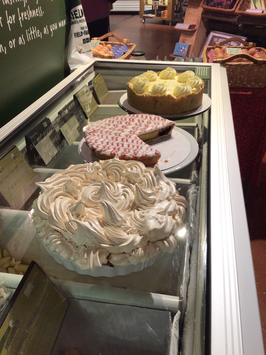 And then we are on to puds, lemon cheesecake, Bakewell tart and Lemon Meringue for starters #shoplocal