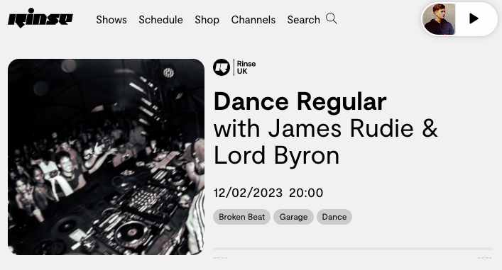 Big up #JamesRudie and #LordByron 🙌 Thanks for playing @DJWheelUP's 'More Life feat. @Victoria_Port & Abacus' on your latest #DanceRegular show on  @RinseFM 

Listen back: rinse.fm/episodes/dance…