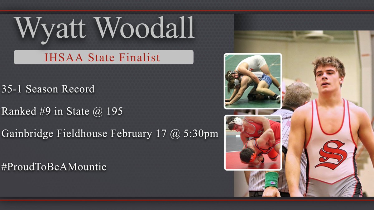 Good-luck Wyatt at State today! 

If you are unable to attend today's meet, catch Wyatt on @ ihsaatv.org.

#ProudToBeAMountie