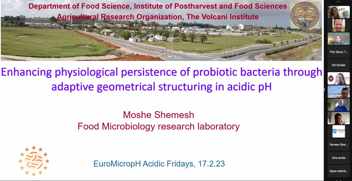 18th Acidic Friday started with Dr  Moshe Shemesh
euromicroph.eu/events/18th-ac…