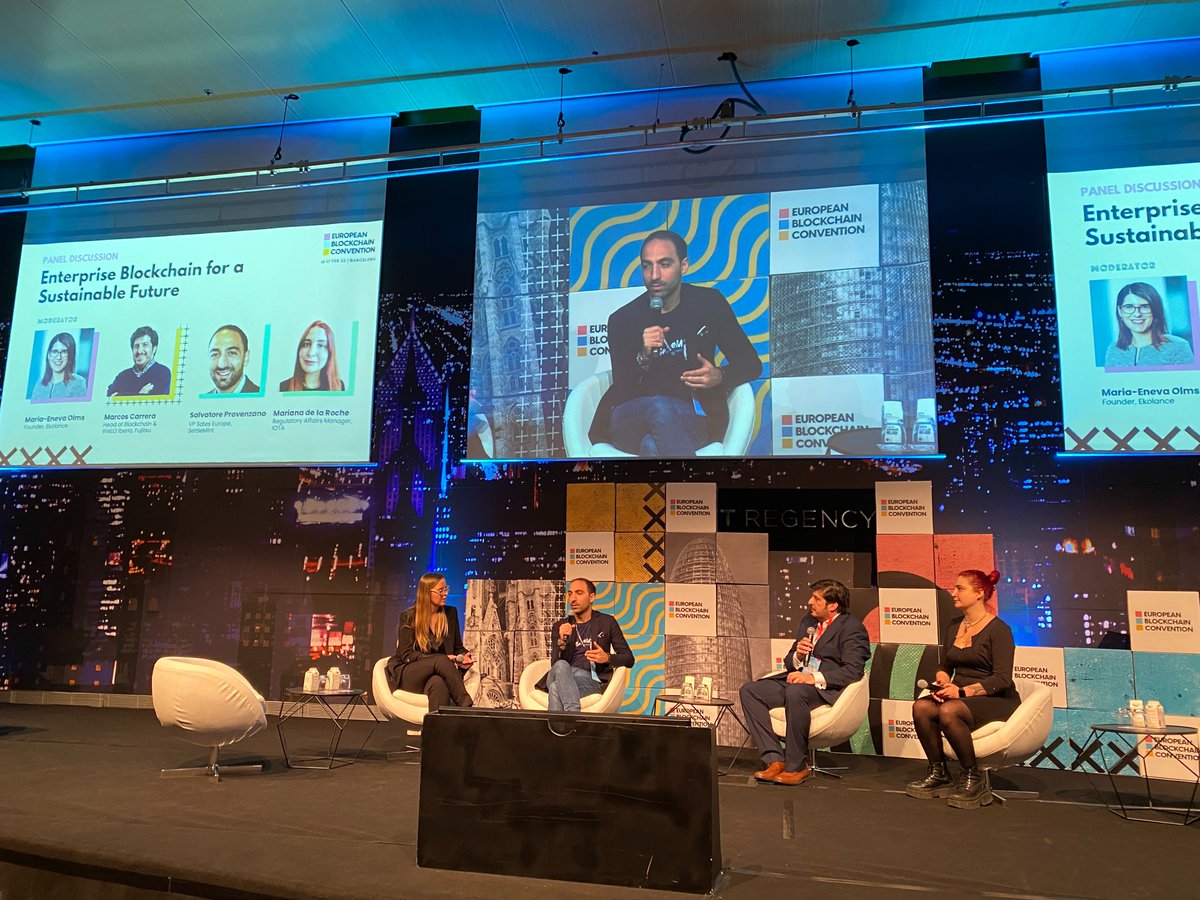 "Blockchain is a team sport!"
-- Salvatore Provenzano, <a href="/SettleMintCom/">SettleMint | Blockchain Transformation</a>

Let's build, create, and network together at #EBC23!