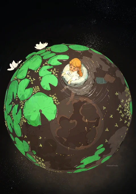 「メダカ池の星」 