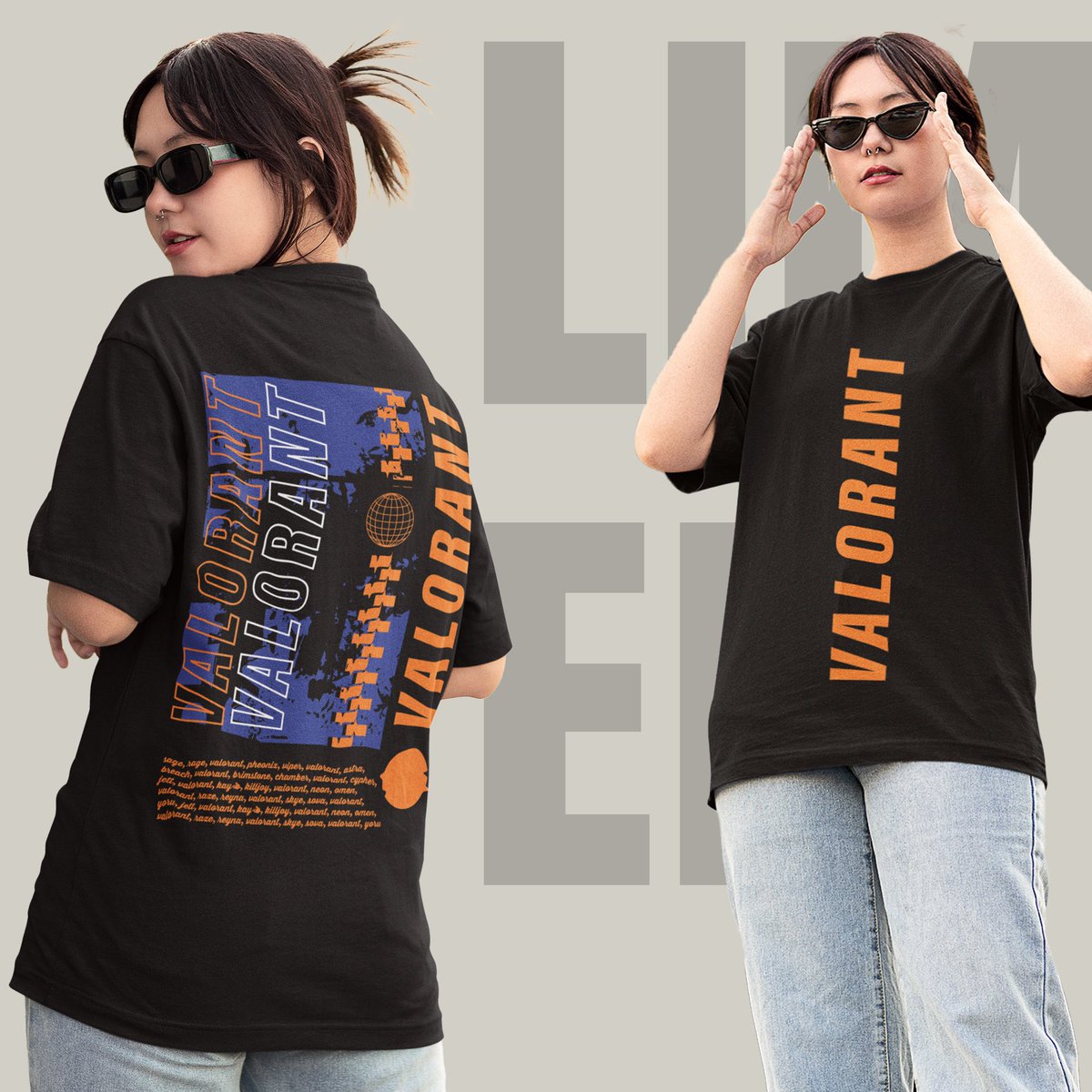 hii_lups's tweet image. LIMITED TIME ONLY 🚨
Introducing our Valorant oversized T-shirt collection!😎 Get ready to level up your wardrobe with these exclusive designs inspired by your favorite agents🥳 Don't miss out on this limited time offer! 👀
#VALORANT #lups