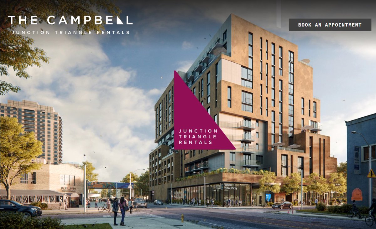 TAS and <a href="/BentallGreenOak/">BentallGreenOak</a> are proud to formally welcome home our first residents at 299 Campbell Ave. Our Junction Triangle community includes 236 suites, stunning amenities and a 10,000 square foot Toronto Public Library branch on the ground floor. 
rentthecampbell.com