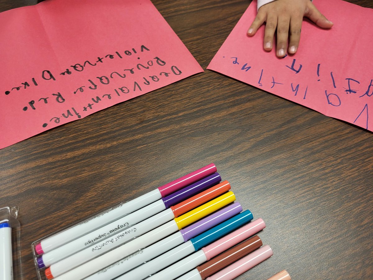 Stefanie_BJ's tweet photo. Speech students @SammonsES_AISD and @Hill_AISD wrote notes to their Valentine's this week! "I like Game Stop, but not as much as you!" #schoolslp #ValentinesDay #followingdirections #waitingturns https://t.co/59kTGPfElH
