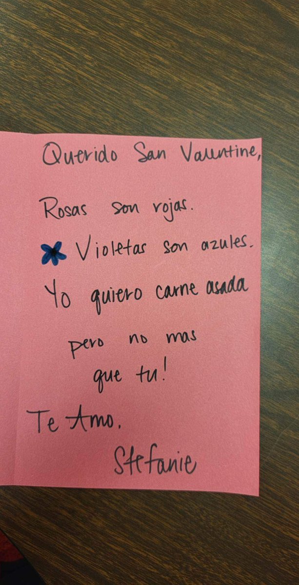 Stefanie_BJ's tweet photo. Speech students @SammonsES_AISD and @Hill_AISD wrote notes to their Valentine's this week! "I like Game Stop, but not as much as you!" #schoolslp #ValentinesDay #followingdirections #waitingturns https://t.co/59kTGPfElH
