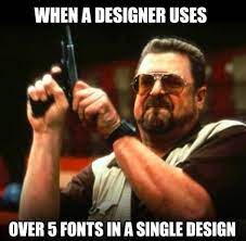 HappyAddons's tweet photo. #WebdesignMeme
As a rule of thumb, it's usually best to stick to a maximum of two to three fonts on a website. https://t.co/9YPtJWIelH