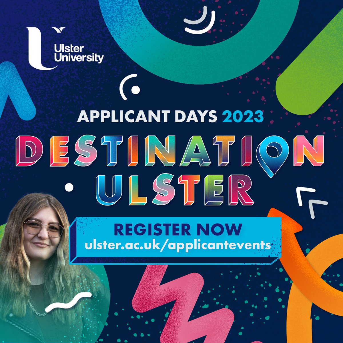 Applied to UU? This Saturday 18 Feb, bring your family &amp; friends to our Coleraine campus for Applicant Day. 

Learn about the course/s you've applied for, tour our campus &amp; grab a cuppa while you chat to our students about life at Ulster. 

Register now: ulster.ac.uk/applicantevents