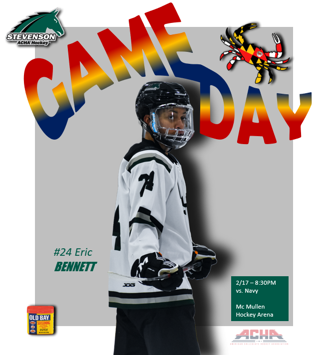 Crab pot Game Day

Vs. Navy, at 8:30PM (new time) at Mc Mullen Hockey Arena

Games will be streamed on the Naval Academy Brigade Sports Complex YouTube: youtube.com/@USNAbsc

Call 410-293-9700 for tickets. $10 adults $5 child per day.

#greenhorses #PackThePlex #rollstangs