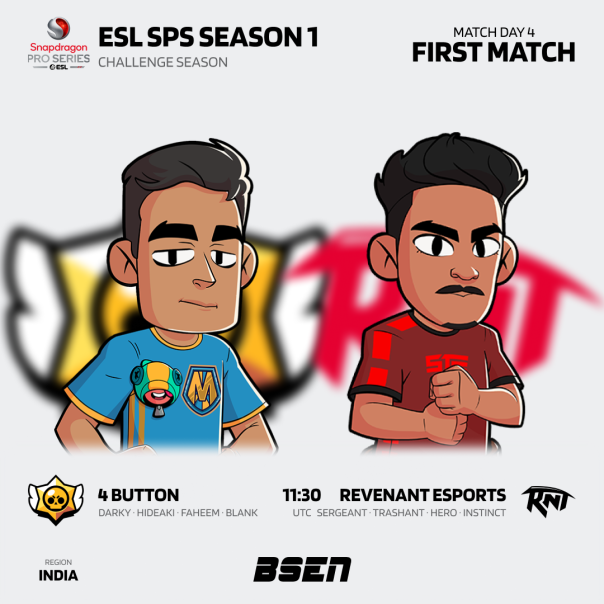OfficialBSEN's tweet photo. We are underway with the titans themselves @RevenantIndia facing off against the underdogs #4Button!
π https://t.co/u7bikdJNvx https://t.co/ri8EJqsXi7