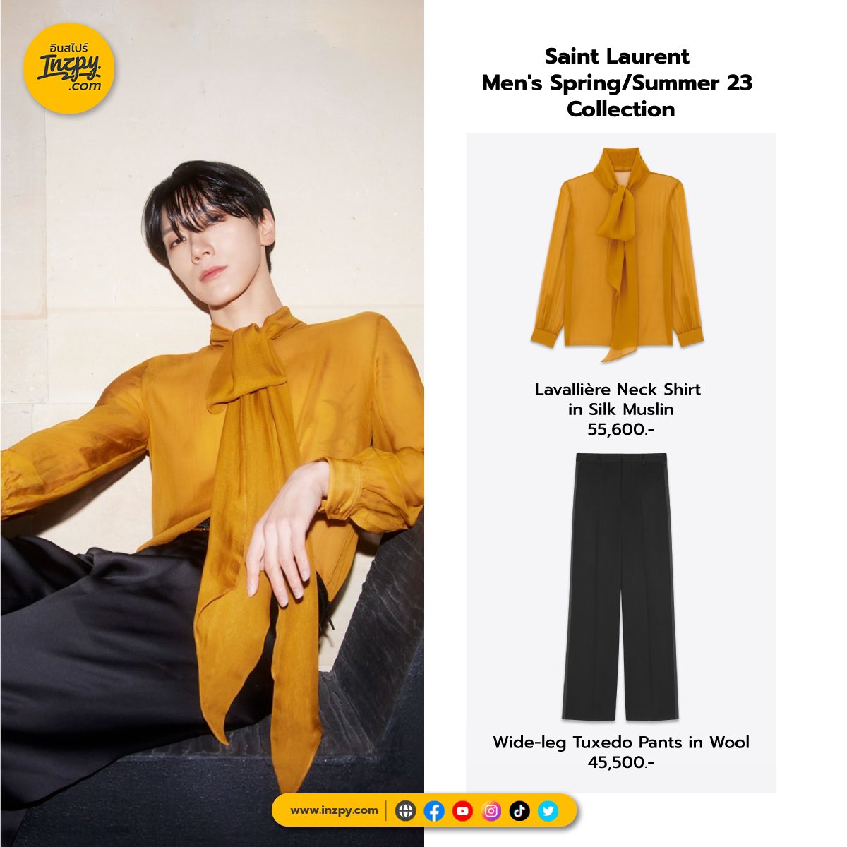 umicheri's tweet image. #inzpy IG 230217 UPDATE🇹🇭
หลังจากที่ได้เห็นลุคของ ‘น้องเตนล์’ ที่ไปร่วมชมโชว์ของ Saint Laurent มัมหมีคนนี้ก็ต้องบอกเลยว่าอดใจไม่ไหว 😳 จนต้องตามไปแกะลุคของน้องในช่วงที่ผ่านมา มาฝากแฟน ๆ ทุกคนกัน ไปย้อนชมลุคหล่อลากกระชากจนใจเจ็บของหนุ่มคนนี้พร้อมกันเลย! 🤩😍
#TEN #TENLEE #เตนล์