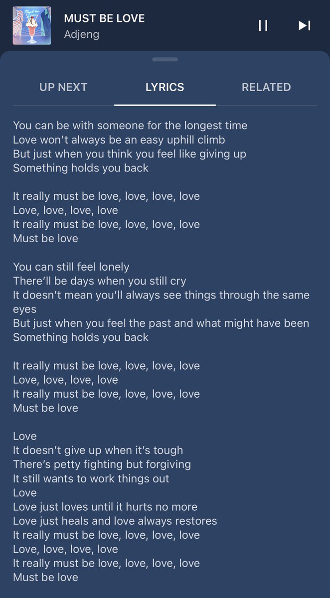 AdjengBuenaven1's tweet photo. My song “Must Be Love” is out now on all digital platforms!!! Stream using https://t.co/6gQeyr7fbd !
#MustBeLove #Adjeng #NewSingle #SingerSongwriter #OPM https://t.co/nqDZvvzALj