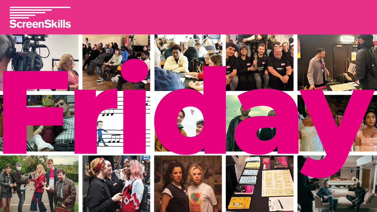 UKScreenSkills's tweet photo. 📣It's Friday, which means it's time for our weekly round-up of ScreenSkills news and events from the last week!

🧵Keep reading to find out where we went, and what we did this week… https://t.co/4D5GUBVZMo