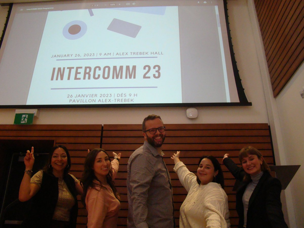 InterCOMM 2023 a été un succès!
L’AÉDC aimerait sincèrement remercier tous les participant.e.s d’InterCOMM pour le temps et les efforts consacrés à la préparation de présentations incroyables. Nous ne serions rien sans nos étudiant.e.s et nos professeur.e.s. #AÉDC