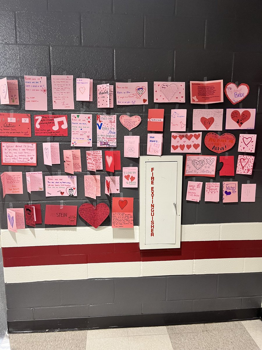 susangbarber's tweet photo. A little late posting our frankentine cards #aplitchat https://t.co/WSoDu5jfgL