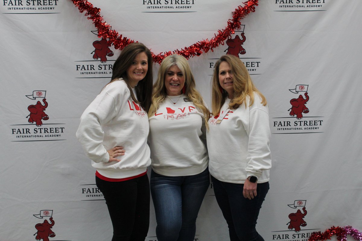 FsiaMedia's tweet photo. Valentines Week last day - Spirit Wear - Gainesville Red Elephants or Fair Street Tigers! Next week is Black History Month PBIS Spirit Week! Tuesday is a day to rejoice in the contributions of Black People around the world! Dress up and dress your best! @GCSS_FS @FSIAprincipal https://t.co/iK7y7zmFWd