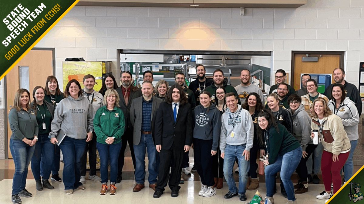 Good luck to our speech team members this weekend at the state tournament!